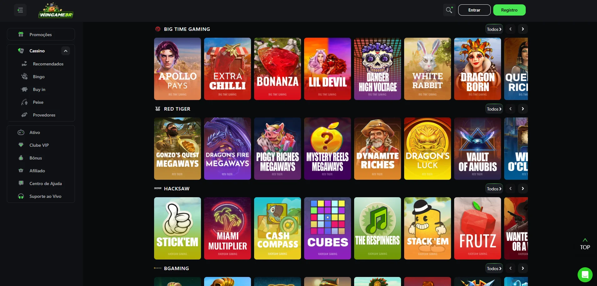 Wingame BR Casino