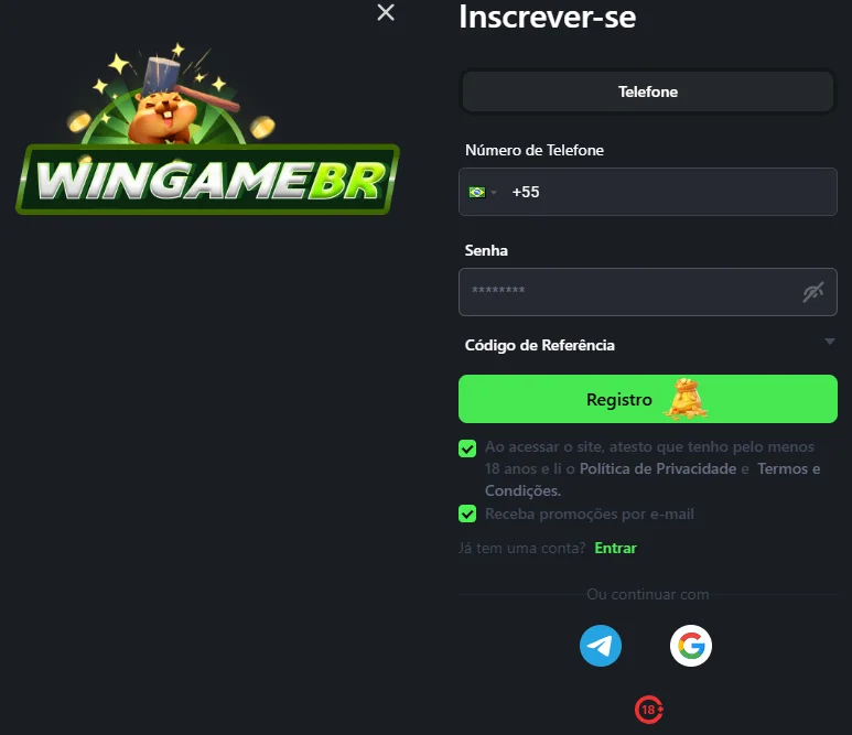 Wingame BR Casino
